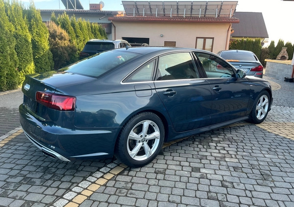 Audi A6 cena 75500 przebieg: 216000, rok produkcji 2015 z Siedlce małe 211